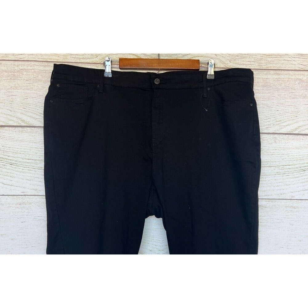 Levi Struass Jeans Womens Size 26L Black Mid Rise Bootcut Stretch Jeans New - Picture 2 of 3